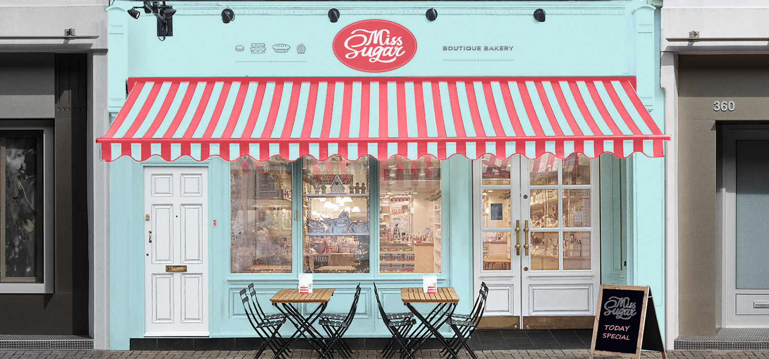 Do you need to showcase your bakery branding? Miss Sugar Identity Olive Lai