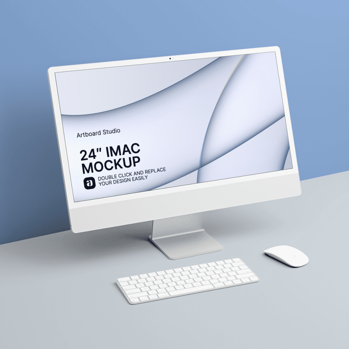Find & download free graphic resources for website mockup. Perspective Silver 24 Inch Imac Mockup Template