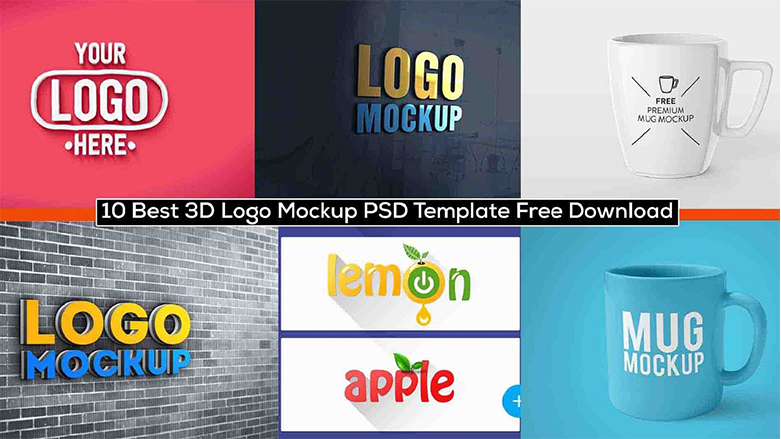 The file is 3000x2000 px with 300dpi and organised in layers . 10 Best 3d Logo Mockup Psd Template Free Download Photoshop Dream