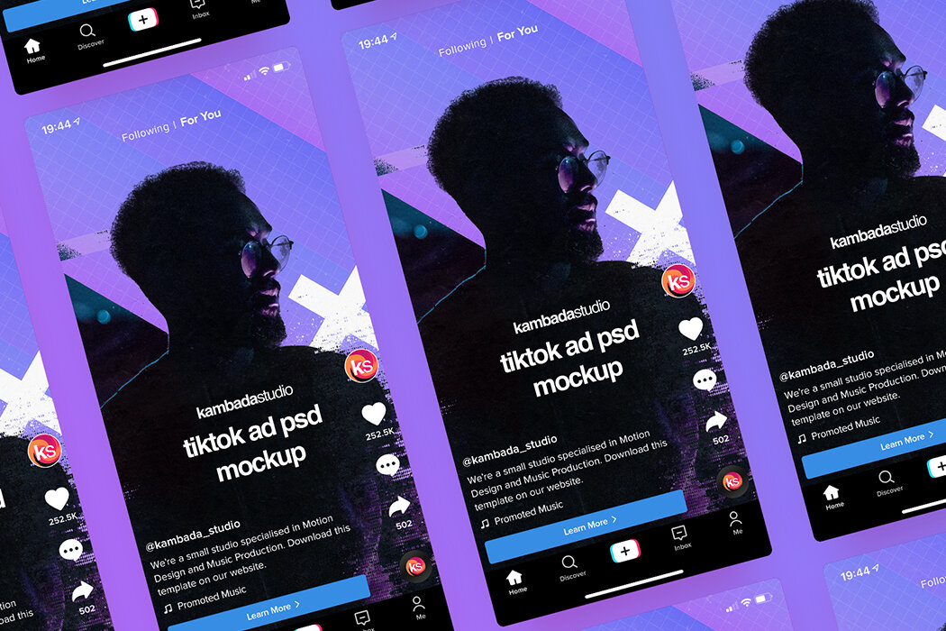 1500+ best free advertising mockup templates » css author. Tiktok Ad Mockup Free Psd File Kambada Studio