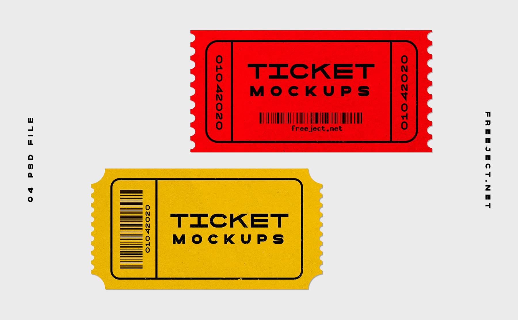 Roundup of some of the finest psd ticket mockups currently available to be downloaded right away! Free Download 4 Ticket Mockups Design