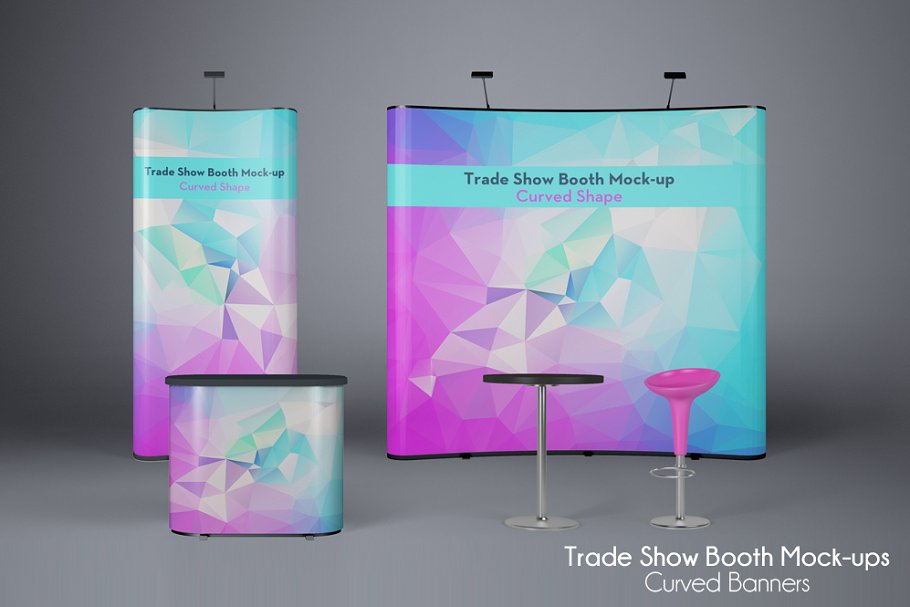 Layered psd easy smart object insertion. 280 Best Trade Show Booth Mockup Templates Free Premium