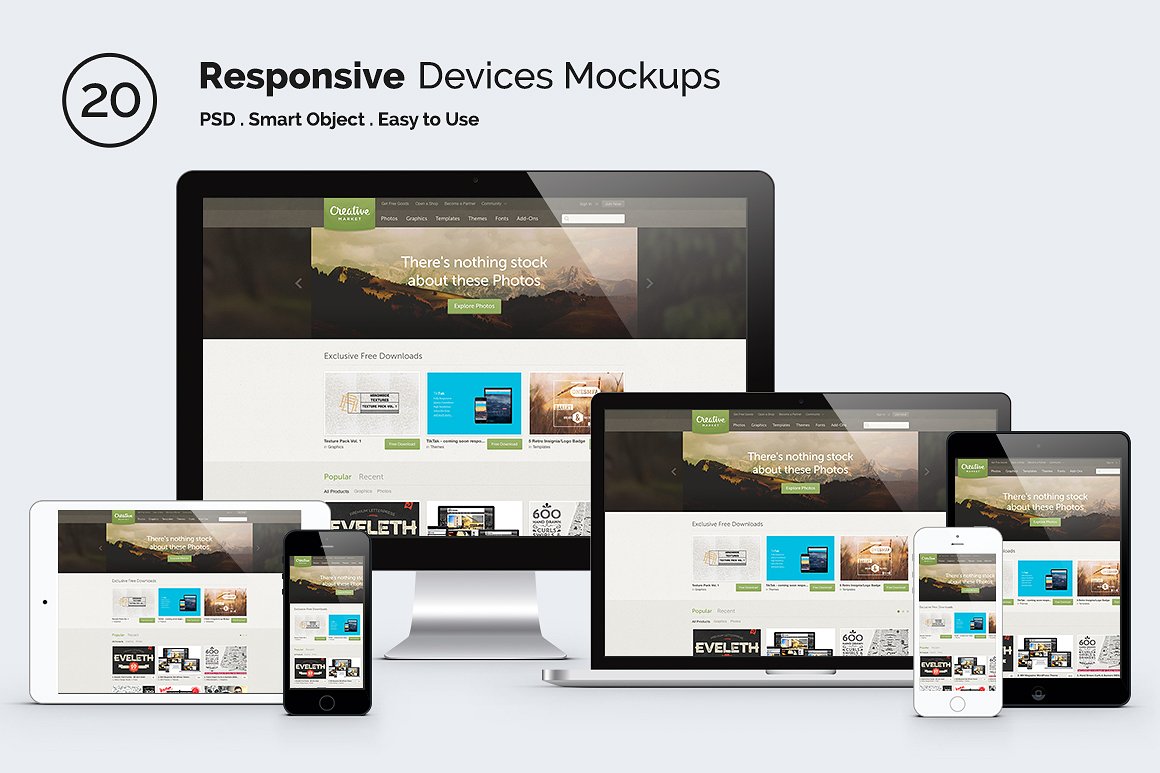 Download 55+ free macbook pro & air psd mockups. Responsive Screen Mockup Devices Pixasquare