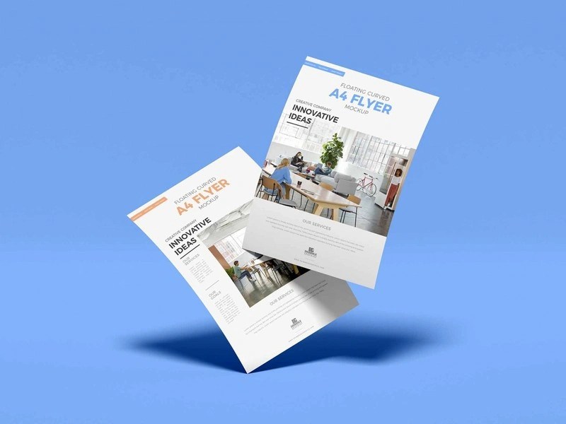 35+ Download A5 Brochure Mockup Free Psd