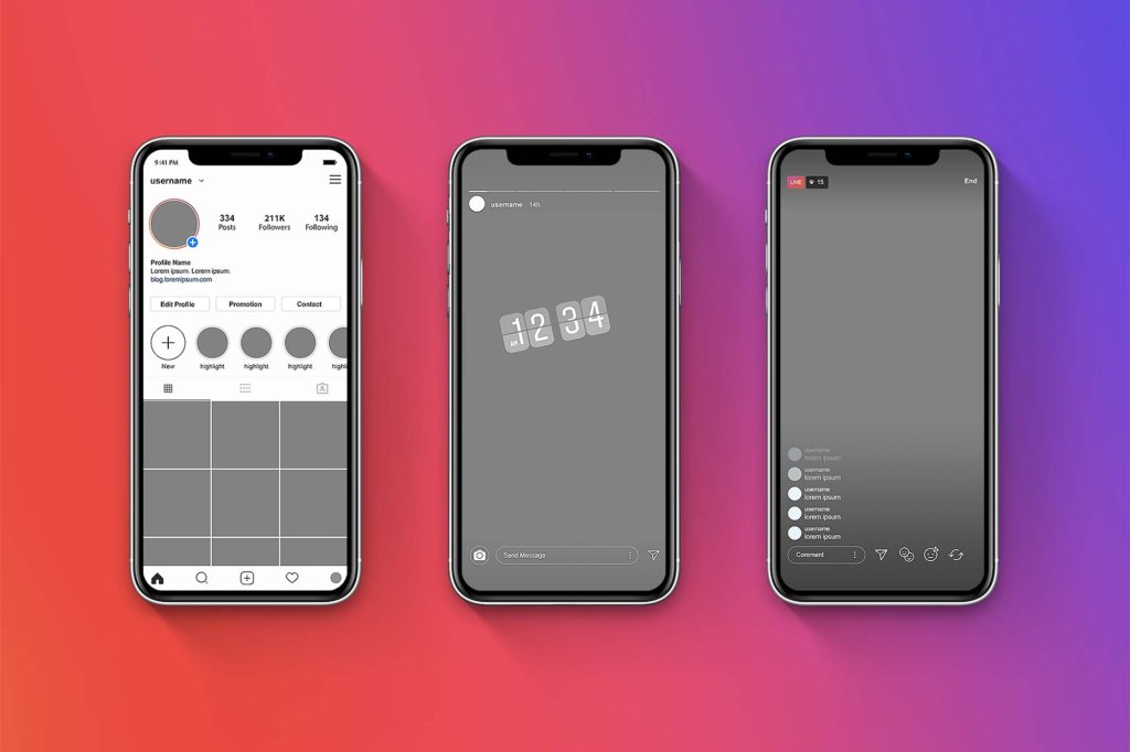 20+ Download Instagram Post Mockup Iphone Psd