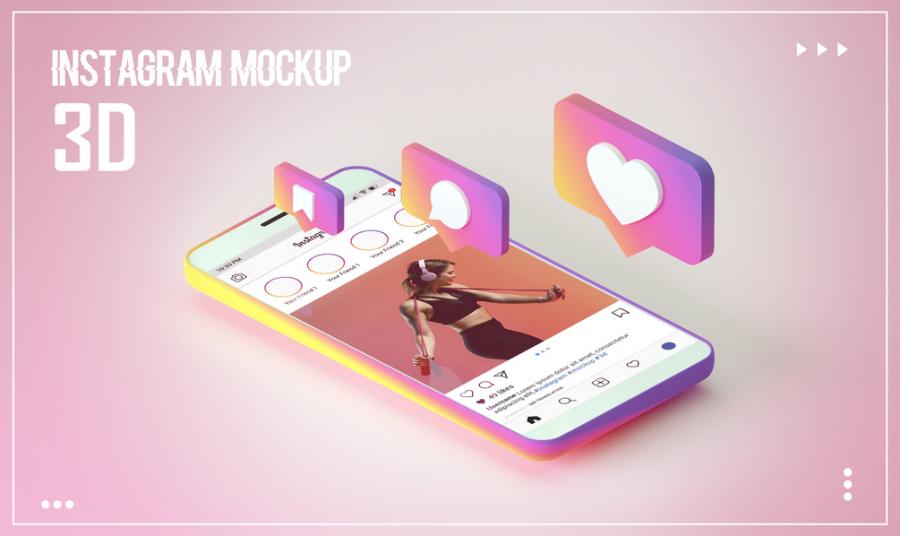 10+ Download Iphone Instagram Feed Mockup Psd