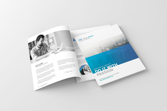 20+ Download A4 Size Brochure Mockup Psd&nbsp;Free